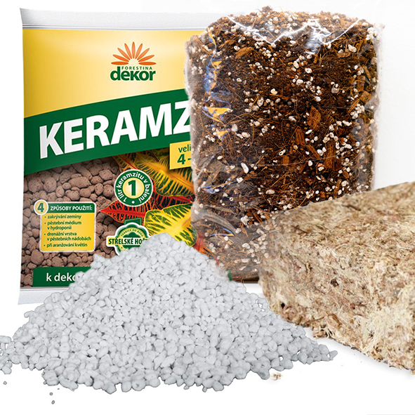 Substráty a pěstební média