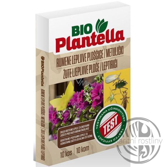 Plantella Bio lepové desky žluté malé 5 kusů 