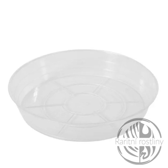 Podmiska pod květník AIR plastová transparentní 16cm