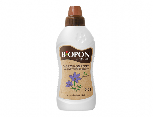 Hnojivo BOPON VERMIKOMPOST na kvetoucí rostliny 500ml